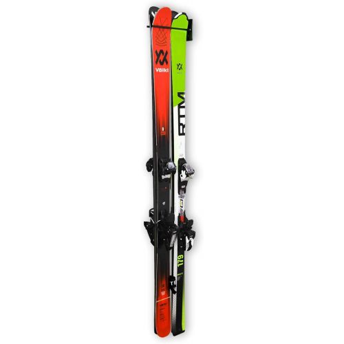  StoreYourBoard Ski Wall Storage Rack, Steel Home and Garage Skis Mount, Ski Couple