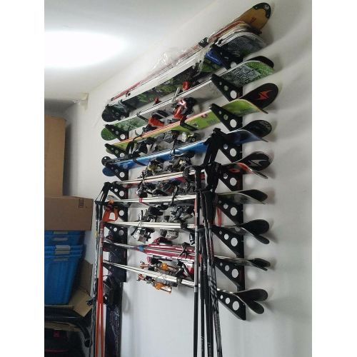  StoreYourBoard Ski Storage Rack, Horizontal Wall Rack