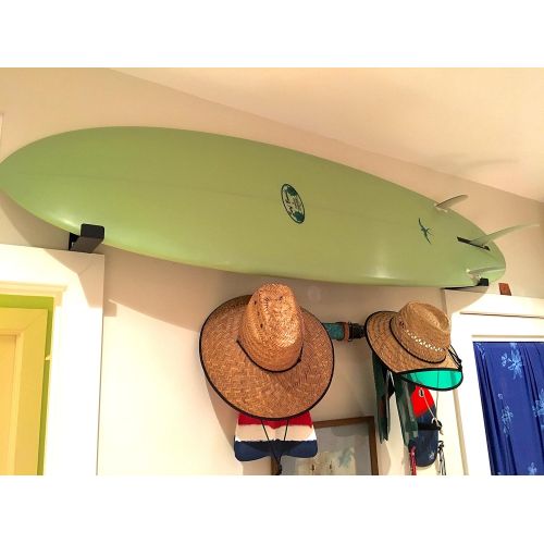  StoreYourBoard Naked Surf, The Original Minimalist Surfboard Wall Rack, Display Mount