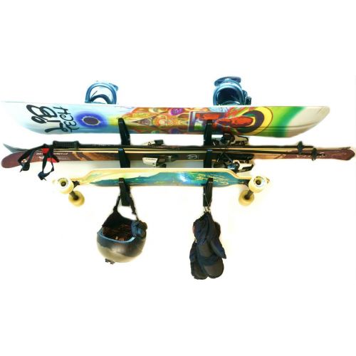  StoreYourBoard Snowboard Multi Wall Rack, Home Storage & Organization Horizontal Mount