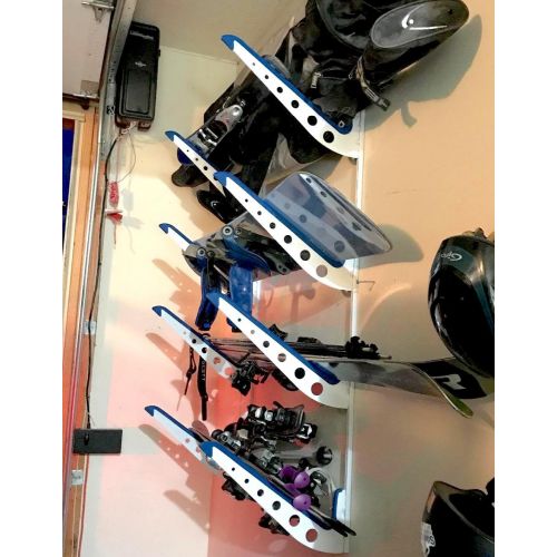  [아마존베스트]StoreYourBoard Snowboard Multi Wall Storage Rack, Home and Garage Mount