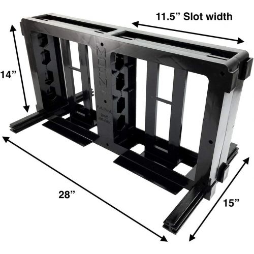  [아마존베스트]StoreYourBoard Snowboard Storage Rack, Freestanding Snowboard Floor Rack, 4 Boards