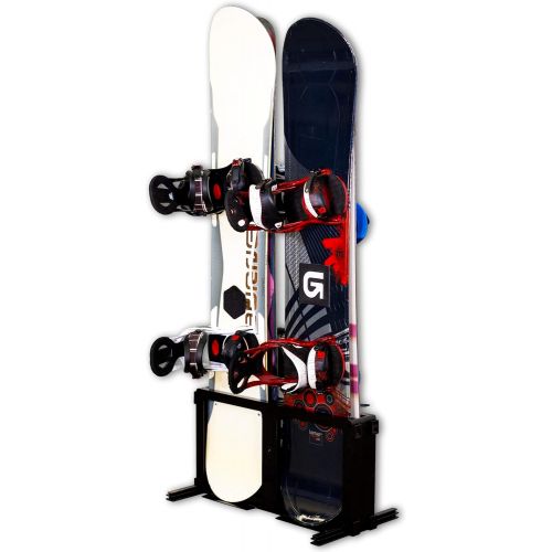  [아마존베스트]StoreYourBoard Snowboard Storage Rack, Freestanding Snowboard Floor Rack, 4 Boards