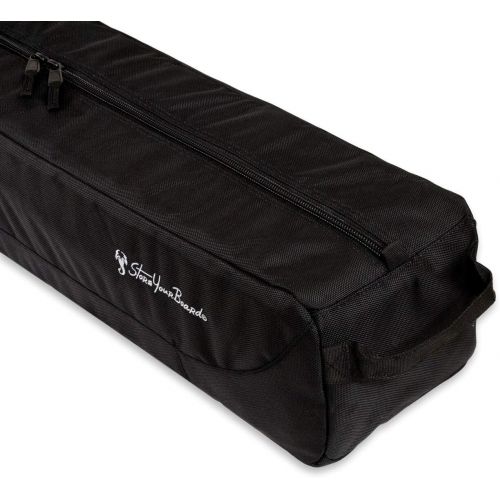  StoreYourBoard Ski Travel Bag, Waterproof Padded Carrier Holds Single Pair Of Skis, Gloves, Jackets, and Accesories