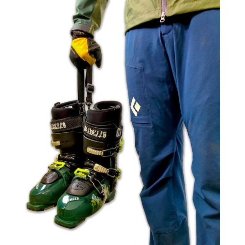  StoreYourBoard Ski and Snowboard Boot Carrier, Adjustable Shoulder Strap, 2 Pack