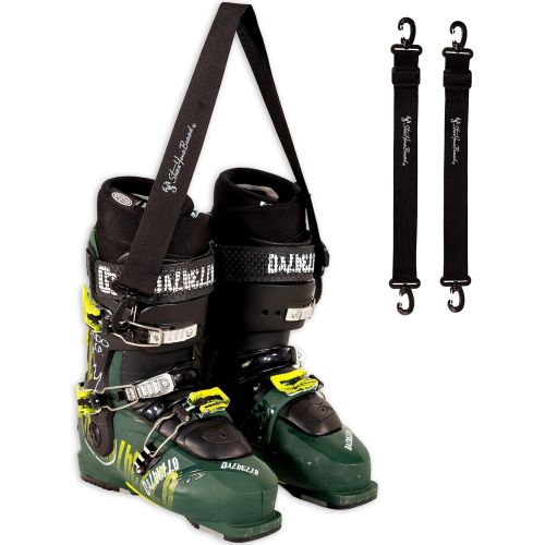  StoreYourBoard Ski and Snowboard Boot Carrier, Adjustable Shoulder Strap, 2 Pack
