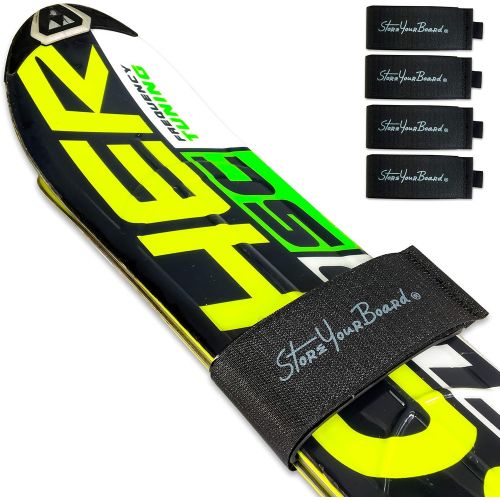  StoreYourBoard 4 Pack of Ski Fastener Straps