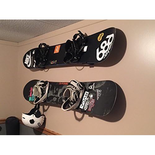  StoreYourBoard Minimalist Snowboard Display Rack, Wall Mount Storage