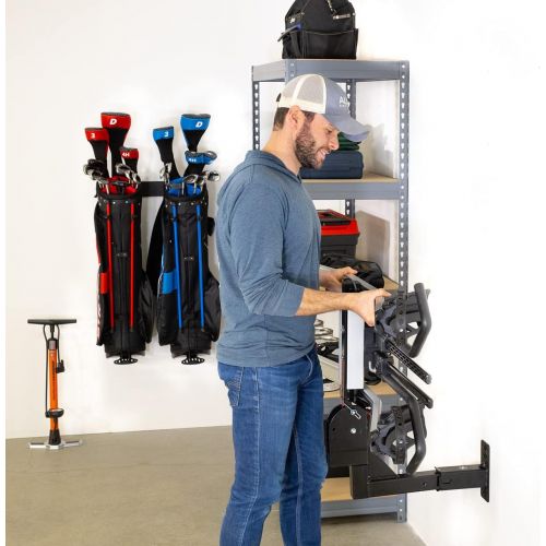 StoreYourBoard Hitch Wall Mount, Bike and Cargo Rack Hanging Garage Organizer, Trailer Hitch Receiver Storage, Holds Max 175 lbs (1.25 inch)