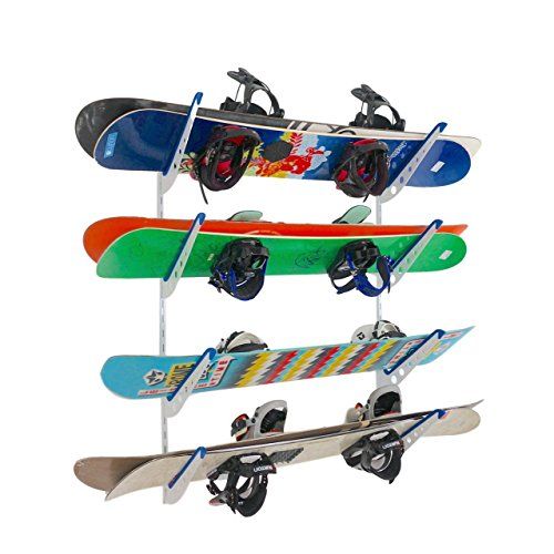  StoreYourBoard Snowboard Multi Wall Storage Rack, Home and Garage Mount