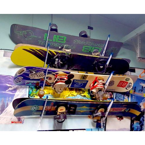  StoreYourBoard Snowboard Multi Wall Storage Rack, Home and Garage Mount