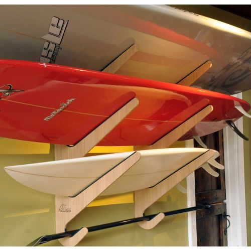  StoreYourBoard Grassracks Bamboo SUP Rack for 3 Paddleboards or Longboards Oahu Trip