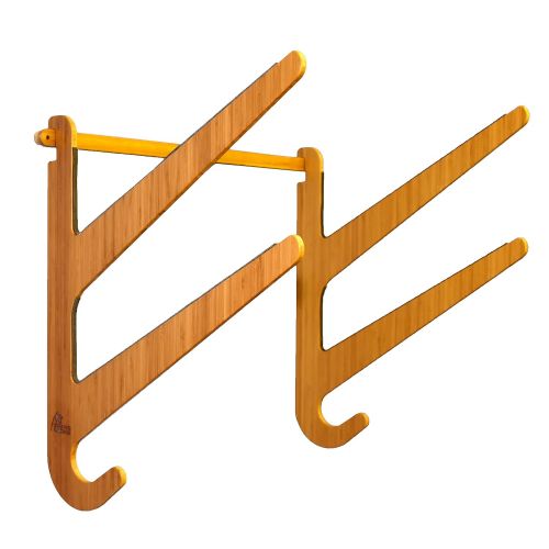  StoreYourBoard Grassracks Bamboo Paddleboard Rack for 2 SUPs or Longboards Oahu Duo