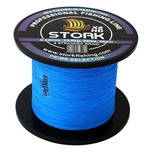  [아마존베스트]Stork HDx8, 8-Way Braided Premium Fishing Line 600 m