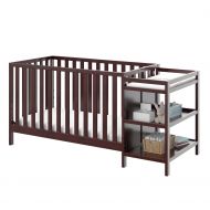 Storkcraft Pacific 4 in 1 Convertible Crib and Changer Espresso