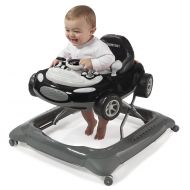 Storkcraft Mini-Speedster Activity Walker Black Interactive Walker with Realistic Driving Experience, Adjustable Seat Pad, Folds for Easy Storage