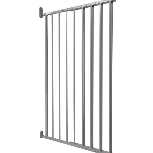  Storkcraft Easy Walk-Thru Tall Metal Safety Gate (White, Black, Gray)  33.75 Inches Tall, Easy to Install, Pet-Friendly, Durable Metal Hardware, Ideal for Taller Children and Larg