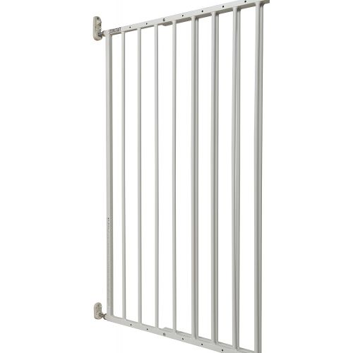  Storkcraft Easy Walk-Thru Tall Metal Safety Gate (White, Black, Gray)  33.75 Inches Tall, Easy to Install, Pet-Friendly, Durable Metal Hardware, Ideal for Taller Children and Larg