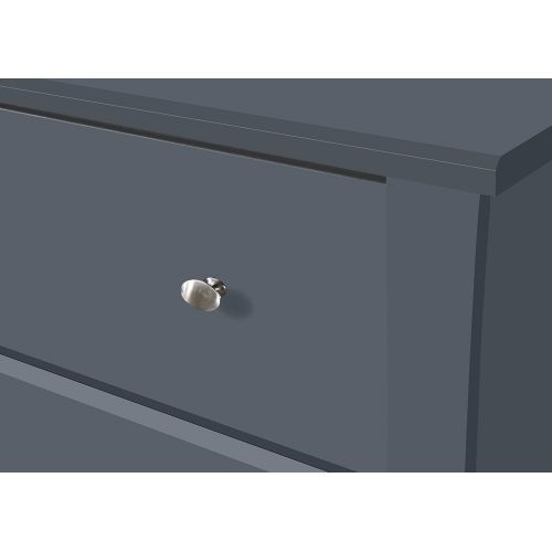  Storkcraft Crescent 6 Drawer Dresser, Grey, Kids Bedroom Dresser with 6 Drawers, Wood and Composite Construction, Ideal for Nursery Toddlers Room Kids Room