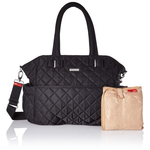  Storksak Bobby Quilted Shoulder Bag Diaper Bag, Black