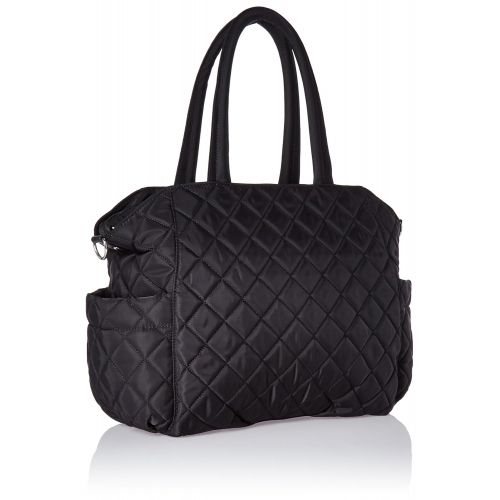  Storksak Bobby Quilted Shoulder Bag Diaper Bag, Black