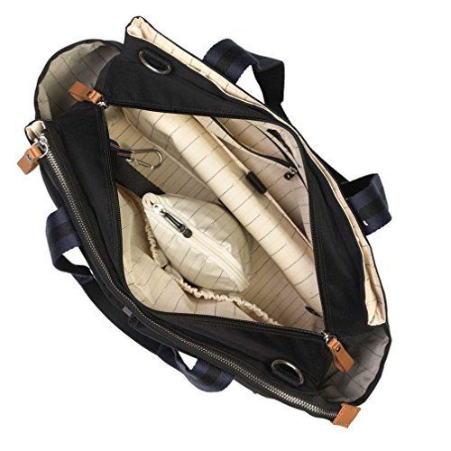  Storksak Large, Multi-Functional, Waterproof, Travel Shoulder Baby Diaper Changing Bag with Napkin Pad Holder,...