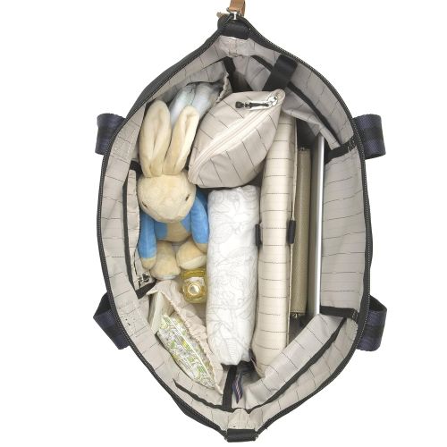  Storksak Large, Multi-Functional, Waterproof, Travel Shoulder Baby Diaper Changing Bag with Napkin Pad Holder,...