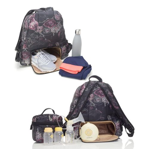  Storksak Hero Backpack Diaper Bag, Floral, One Size