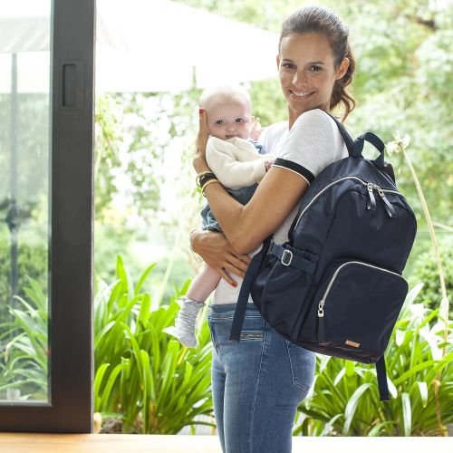  Storksak Hero Backpack Diaper Bag, Navy, One Size