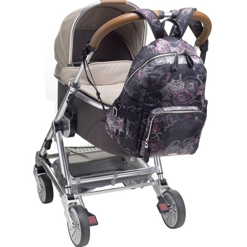  [아마존베스트]Storksak Hero Backpack Diaper Bag, Floral, One Size