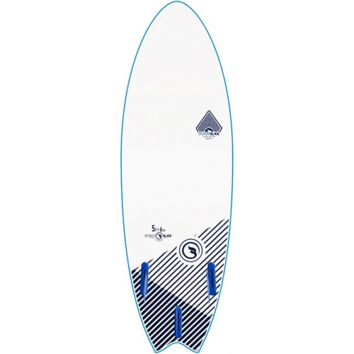 스톰 5ft6 Storm Blade Swallow Tail Surfboard // Foam Wax Free Soft Top Shortboard for Adults and Kids