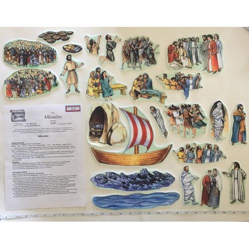  Story Time Felts Story & Life of Jesus 13 Bible Stories Felt Figures for Flannel Board- Precut & Ready to Use!