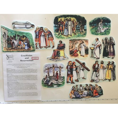  Story Time Felts Story & Life of Jesus 13 Bible Stories Felt Figures for Flannel Board- Precut & Ready to Use!