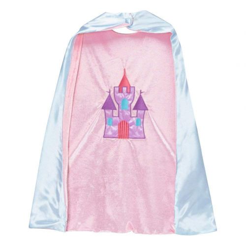  Storybook Wishes Reversible Princess Carriage & Castle Design Cape