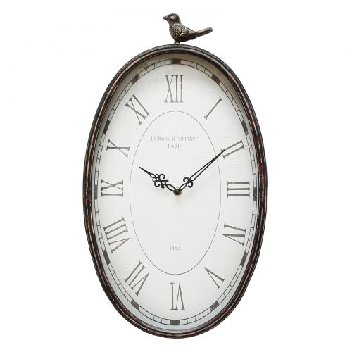  Stratton Home Decor Antique Oval Clock