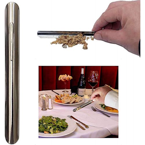  [아마존베스트]STRATUS Stainless Steel Table Crumbers for Servers. 3 Professional Restaurant Crumb Sweepers for Tablecloths. Waitresses Accessories & Waiter Tools