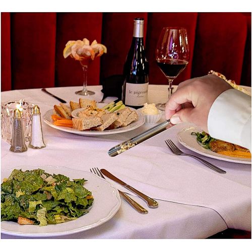  [아마존베스트]STRATUS Stainless Steel Table Crumbers for Servers. 3 Professional Restaurant Crumb Sweepers for Tablecloths. Waitresses Accessories & Waiter Tools