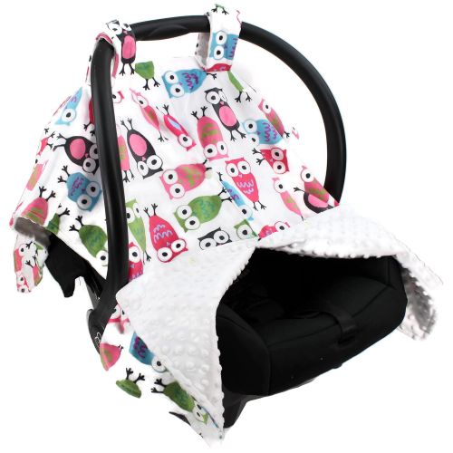  Strawberry Farms Deluxe Baby Car Seat Cover Canopy and Nursing Cover 2 in 1 Owls