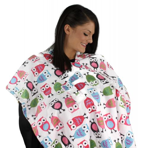  Strawberry Farms Deluxe Baby Car Seat Cover Canopy and Nursing Cover 2 in 1 Owls