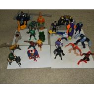 Strawbooks1 dc action figures-JLA vs LSV 2-lot of 23-1990-GD