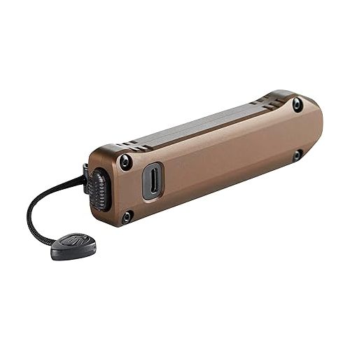  Streamlight 88813 Wedge XT 500-Lumen Slim Everyday Carry Flashlight, includes USB-Cord, Pocket Lanyard, Coyote