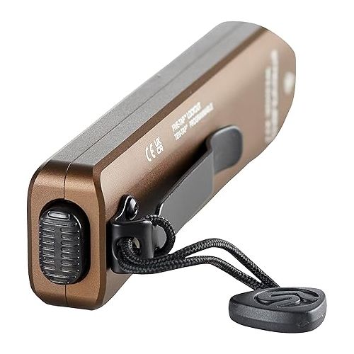  Streamlight 88813 Wedge XT 500-Lumen Slim Everyday Carry Flashlight, includes USB-Cord, Pocket Lanyard, Coyote