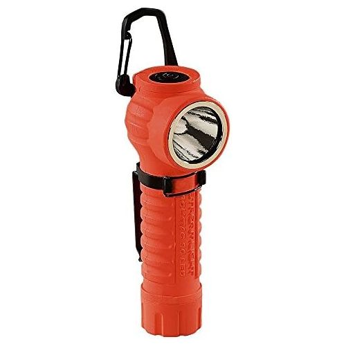  [아마존베스트]Streamlight 88834 PolyTac 90 LED Right Angle Polymer Flashlight, Orange - 170 Lumens