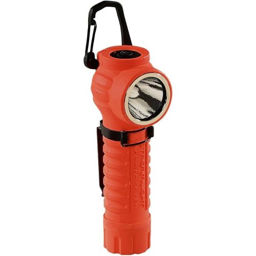  [아마존베스트]Streamlight 88834 PolyTac 90 LED Right Angle Polymer Flashlight, Orange - 170 Lumens