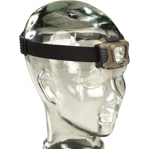  Streamlight 61425 Enduro Pro Headlamp with Alkaline Batteries, Headstrap White/Green LEDs Clamshell Coyote