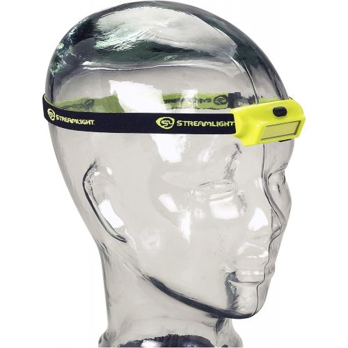  Streamlight 61702 Bandit 180-Lumen Rechargeable LED Headlamp With USB Cord, Hat Clip & Elastic Headlamp, White LED, Black