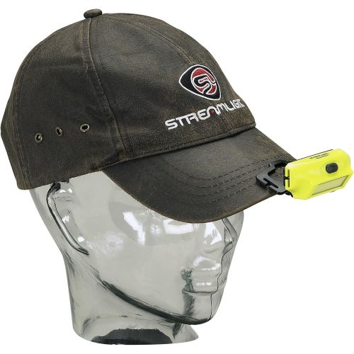  Streamlight 61702 Bandit 180-Lumen Rechargeable LED Headlamp With USB Cord, Hat Clip & Elastic Headlamp, White LED, Black