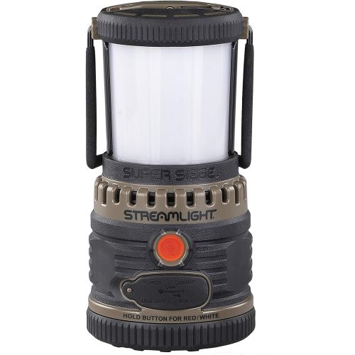  [무료배송] Streamlight 44947 충전식 및 휴대용 USB 충전기 Super Siege 120V AC, Rechargeable and Portable USB Charger, Coyote - 1,100 Lumen