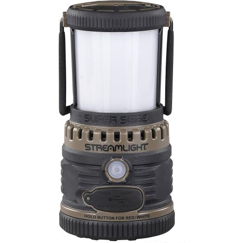  [무료배송] Streamlight 44947 충전식 및 휴대용 USB 충전기 Super Siege 120V AC, Rechargeable and Portable USB Charger, Coyote - 1,100 Lumen