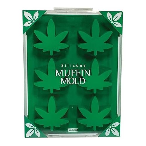  Marijuana Leaf Silicone Muffin and Cupcake Mold